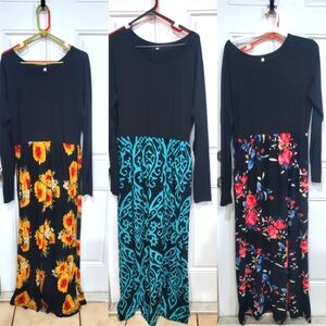 SET OF 3 Maxi Dresses